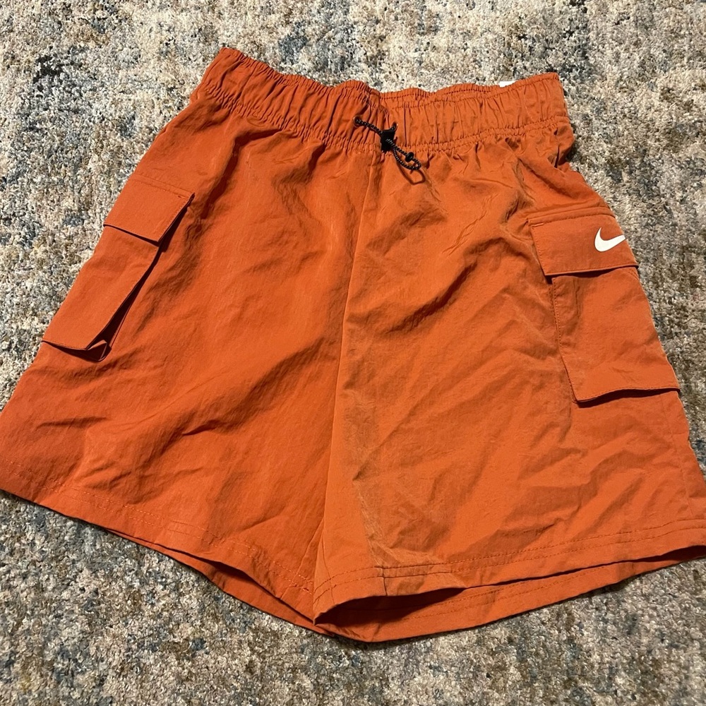 Nike Women’s Orange Cargo Shorts